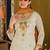 Women Paisley Embroidered Regular Beads and Stones Kurta with Palazzos & With Dupatta