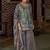 Women Floral Embroidered Regular Beads and Stones Kurta with Sharara & With Dupatta