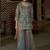 Women Floral Embroidered Regular Beads and Stones Kurta with Sharara & With Dupatta