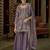 Women Floral Embroidered Regular Beads and Stones Kurta with Sharara & With Dupatta