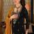 Black Embroidered Straight Kurta Palazzos Dupatta Set