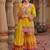 Women Floral Embroidered Regular Kurta with Sharara & With Dupatta