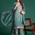 Ethnic Motifs Embroidered Sequinned Kurta with Palazzos & Dupatta