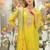 Women Ethnic Motifs Embroidered Regular Sequinned Kurta with Sharara & With Dupatta