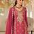 Women Ethnic Motifs Embroidered Panelled Mirror Work Kurta with Palazzos & With Dupatta