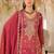 Women Ethnic Motifs Embroidered Panelled Mirror Work Kurta with Palazzos & With Dupatta