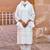 Floral Embroidered Thread Work Pure Cotton Straight Kurta With Trousers & Dupatta