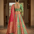 Green embroidered sequin lehenga choli with blouse
