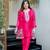Women's Gorgeous Embroidery Work Chinon Silk Fabric Straight Kurta Pant with Koti Set