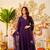 Women's Gorgeous Embroidery Work Viscose Chanderi Fabric Flared Anarkali Pant and Dupatta Set
