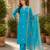 Women Gorgeous Viscose Fabric Embroidery Work Straight Kurta, Pant and Dupatta Set