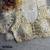 White 3d peacock real mirror work italian silk blend blouse