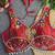 Red navratri multi mirror work apple cut blouse