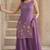 Women's Beautiful Embroidery Work French Crepe Fabric Straight Kurta Sharara and Dupatta Set