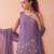 Women's Beautiful Embroidery Work French Crepe Fabric Straight Kurta Sharara and Dupatta Set