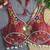 Maroon navratri multi mirror work apple cut blouse