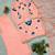 Peach organza embroidered palazzo set