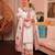 White crepe embroidered salwar kameez