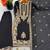 Black faux georgette embroidered kurta set