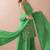 Women's Beautiful Embroidery Work French Crepe Fabric Straight Kurta Sharara and Dupatta Set