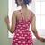 RUBY LOTUS: HAND-PRINTED COTTON SHORT KURTI WITH OVERLAY DETAIL