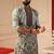 Sky blue v neck kurta for men | premium sort kurta