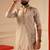 Pastel pink daman embroidered kurta for men sort kurta