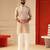 Pastel pitch beads embroiderd kurta for men sort kurta