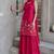 Women's Beautiful Embroidery Work French Crepe Fabric Straight Kurta Sharara and Dupatta Set
