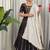 Black Navratri Special Chaniya Choli with Off-White Dupatta