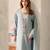 Women's Gorgeous Thread Work Chanderi Silk Fabric Straight Kurta Pant and Dupatta Set