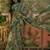 green linen cotton blend abstract digital printed saree