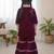 Pink alia cut sharara set