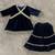Royal blue alia cut sharara