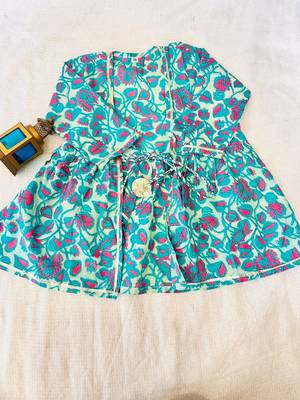 Kurta and afgani salwar set with jacket 2
