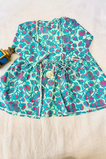 Kurta and afgani salwar set with jacket