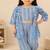 Floral 3pc kurta set with jacket