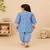 Floral 3pc kurta set with jacket