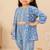 Floral 3pc kurta set with jacket