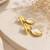 Love birds pearl drop earrings with baroque shell gold-plated earrings