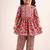Pink kurta set with jacket