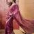 pink embroidered saree with paisley motifs