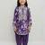 Girls purple kurta set