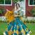 Emerald Color Real Miiror Work Handmade Kodi Lace Attached Cotton Lahenga Choli Set