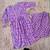 Lavender nyra cut kurta set