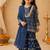 Navy patola sharara set