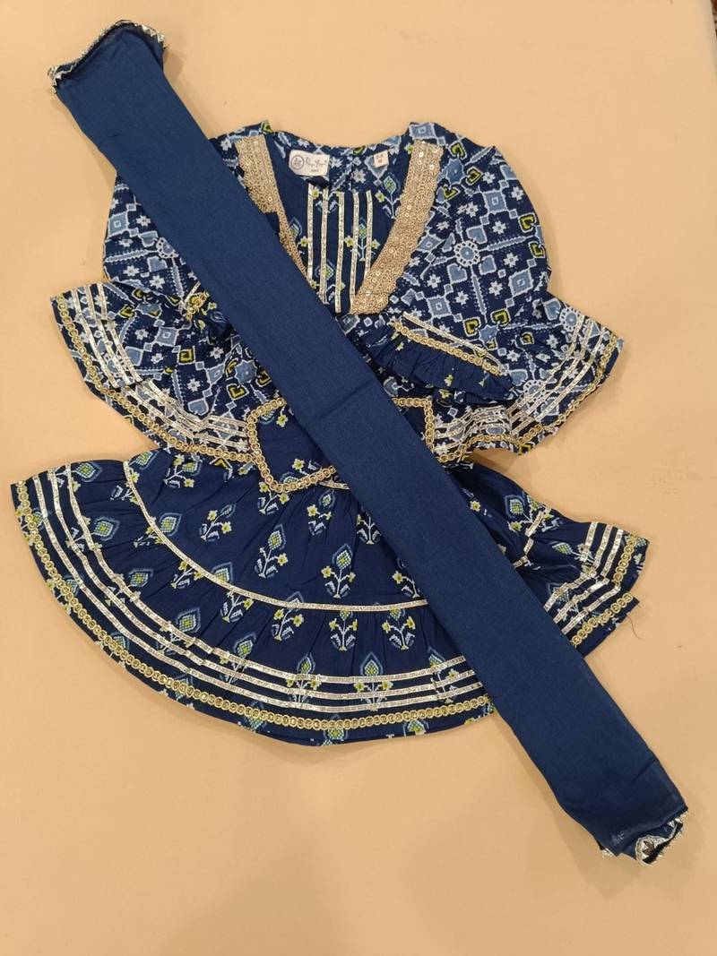 Navy patola sharara set