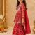 Red patola sharara set