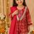 Red patola sharara set