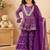 Purple patola sharara set